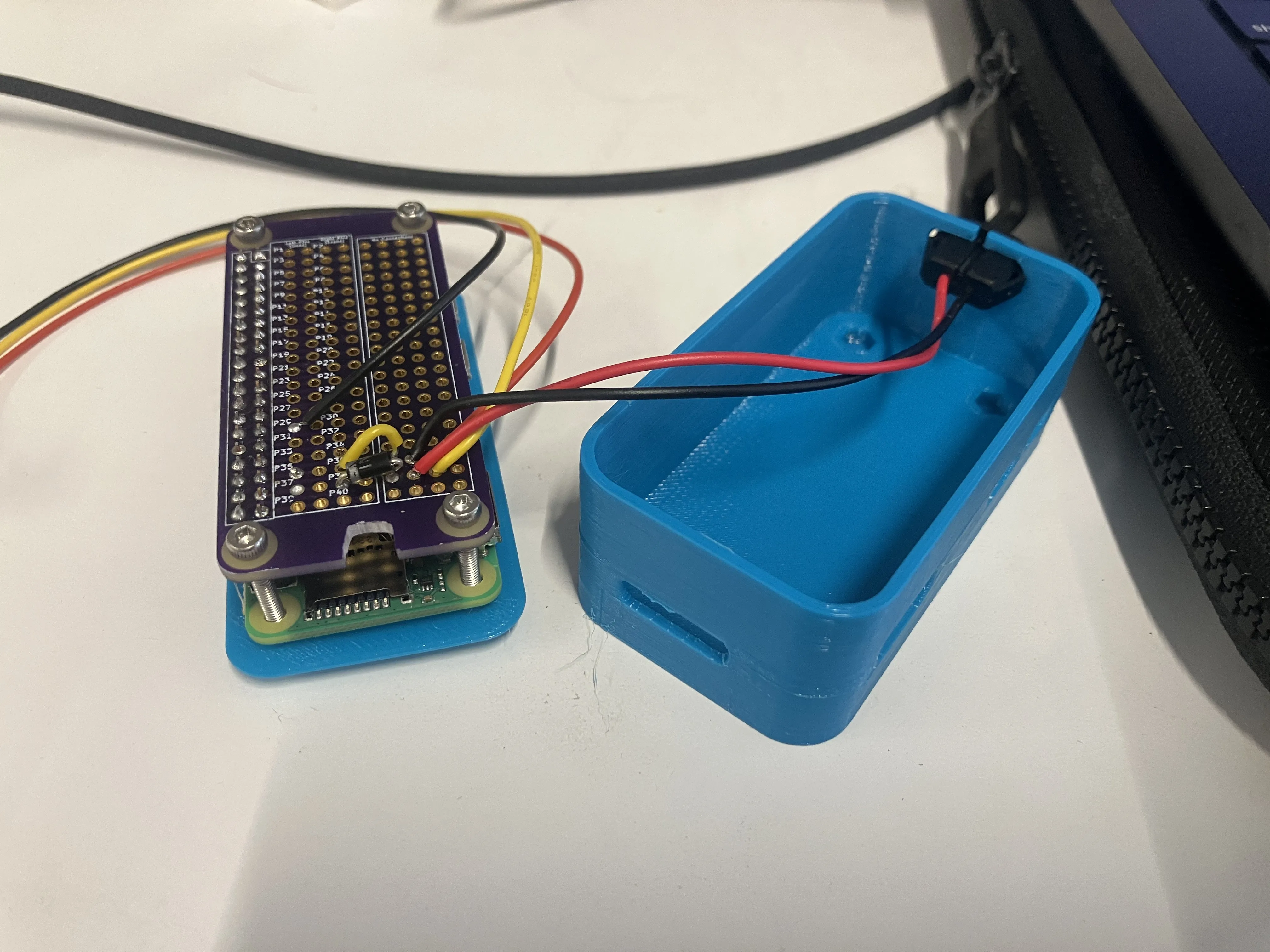 Photo of the Raspberry Pi Zero 2 W single-board computer.
